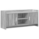 vidaXL TV skrinka 102 x 33 x 47 cm Sivý Sonoma Kompozitné drevo