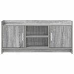 vidaXL TV skrinka 102 x 33 x 47 cm Sivý Sonoma Kompozitné drevo – Obrázok 4