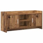 vidaXL TV skrinka 102 x 33 x 47 cm Staré drevo Kompozitné drevo