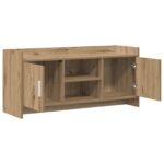 vidaXL TV skrinka 102 x 33 x 47 cm Dub artisan Kompozitné drevo – Obrázok 3