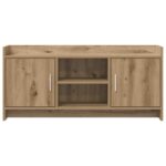 vidaXL TV skrinka 102 x 33 x 47 cm Dub artisan Kompozitné drevo – Obrázok 4
