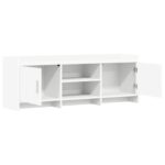 vidaXL TV skrinka 130 x 33 x 47 cm Biela Kompozitné drevo – Obrázok 3
