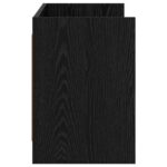 vidaXL TV skrinka 130 x 33 x 47 cm Čierny dub Kompozitné drevo – Obrázok 5