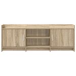 vidaXL TV skrinka 130 x 33 x 47 cm Dub sonoma Kompozitné drevo – Obrázok 4
