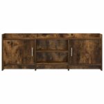 vidaXL TV skrinka 130 x 33 x 47 cm Dymový dub Kompozitné drevo – Obrázok 4
