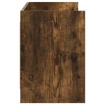 vidaXL TV skrinka 130 x 33 x 47 cm Dymový dub Kompozitné drevo – Obrázok 5