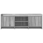 vidaXL TV skrinka 130 x 33 x 47 cm Sivý Sonoma Kompozitné drevo – Obrázok 4