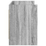 vidaXL TV skrinka 130 x 33 x 47 cm Sivý Sonoma Kompozitné drevo – Obrázok 5