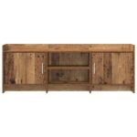 vidaXL TV skrinka 130 x 33 x 47 cm Staré drevo Kompozitné drevo – Obrázok 4