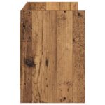 vidaXL TV skrinka 130 x 33 x 47 cm Staré drevo Kompozitné drevo – Obrázok 5