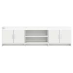 vidaXL TV skrinka 168 x 33 x 47 cm Biela Kompozitné drevo – Obrázok 4