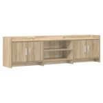 vidaXL TV skrinka 168 x 33 x 47 cm Dub sonoma Kompozitné drevo