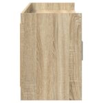vidaXL TV skrinka 168 x 33 x 47 cm Dub sonoma Kompozitné drevo – Obrázok 5