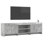 vidaXL TV skrinka 168 x 33 x 47 cm Betónovo sivá Kompozitné drevo – Obrázok 2