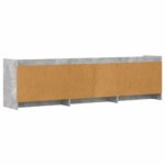 vidaXL TV skrinka 168 x 33 x 47 cm Betónovo sivá Kompozitné drevo – Obrázok 6
