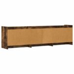 vidaXL TV skrinka 168 x 33 x 47 cm Dymový dub Kompozitné drevo – Obrázok 6
