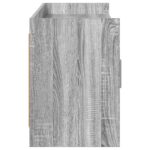 vidaXL TV skrinka 168 x 33 x 47 cm Sivý Sonoma Kompozitné drevo – Obrázok 5