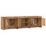 vidaXL TV skrinka 168 x 33 x 47 cm Staré drevo Kompozitné drevo – Obrázok 3