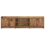 vidaXL TV skrinka 168 x 33 x 47 cm Staré drevo Kompozitné drevo – Obrázok 4