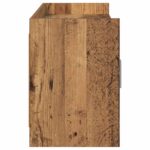 vidaXL TV skrinka 168 x 33 x 47 cm Staré drevo Kompozitné drevo – Obrázok 5