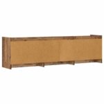 vidaXL TV skrinka 168 x 33 x 47 cm Staré drevo Kompozitné drevo – Obrázok 6