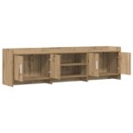 vidaXL TV skrinka 168 x 33 x 47 cm Dub artisan Kompozitné drevo – Obrázok 3