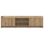 vidaXL TV skrinka 168 x 33 x 47 cm Dub artisan Kompozitné drevo – Obrázok 4