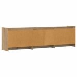 vidaXL TV skrinka 168 x 33 x 47 cm Dub artisan Kompozitné drevo – Obrázok 6
