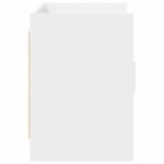 vidaXL TV skrinka 102 x 33 x 47 cm Biela Kompozitné drevo – Obrázok 5