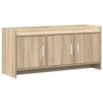 vidaXL TV skrinka 102 x 33 x 47 cm Dub sonoma Kompozitné drevo