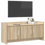 vidaXL TV skrinka 102 x 33 x 47 cm Dub sonoma Kompozitné drevo – Obrázok 2