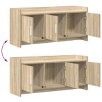 vidaXL TV skrinka 102 x 33 x 47 cm Dub sonoma Kompozitné drevo – Obrázok 8