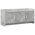 vidaXL TV skrinka 102 x 33 x 47 cm Betónovo sivá Kompozitné drevo