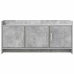 vidaXL TV skrinka 102 x 33 x 47 cm Betónovo sivá Kompozitné drevo – Obrázok 4