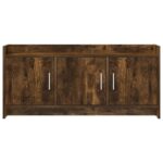 vidaXL TV skrinka 102 x 33 x 47 cm Dymový dub Kompozitné drevo – Obrázok 4