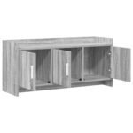 vidaXL TV skrinka 102 x 33 x 47 cm Sivý Sonoma Kompozitné drevo – Obrázok 3