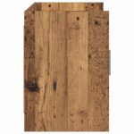 vidaXL TV skrinka 102 x 33 x 47 cm Staré drevo Kompozitné drevo – Obrázok 5