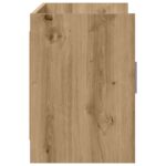vidaXL TV skrinka 102 x 33 x 47 cm Dub artisan Kompozitné drevo – Obrázok 5