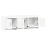 vidaXL TV skrinka 130 x 33 x 47 cm Biela Kompozitné drevo – Obrázok 3