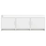 vidaXL TV skrinka 130 x 33 x 47 cm Biela Kompozitné drevo – Obrázok 4