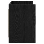 vidaXL TV skrinka 130 x 33 x 47 cm Čierny dub Kompozitné drevo – Obrázok 5