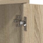 vidaXL TV skrinka 130 x 33 x 47 cm Dub sonoma Kompozitné drevo – Obrázok 8
