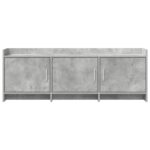 vidaXL TV skrinka 130 x 33 x 47 cm Betónovo sivá Kompozitné drevo – Obrázok 4