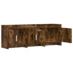 vidaXL TV skrinka 130 x 33 x 47 cm Dymový dub Kompozitné drevo – Obrázok 3