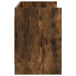 vidaXL TV skrinka 130 x 33 x 47 cm Dymový dub Kompozitné drevo – Obrázok 5