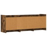 vidaXL TV skrinka 130 x 33 x 47 cm Dymový dub Kompozitné drevo – Obrázok 6