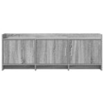 vidaXL TV skrinka 130 x 33 x 47 cm Sivý Sonoma Kompozitné drevo – Obrázok 4