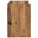 vidaXL TV skrinka 130 x 33 x 47 cm Staré drevo Kompozitné drevo – Obrázok 5