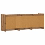 vidaXL TV skrinka 130 x 33 x 47 cm Staré drevo Kompozitné drevo – Obrázok 6