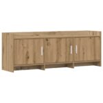 vidaXL TV skrinka 130 x 33 x 47 cm Dub artisan Kompozitné drevo